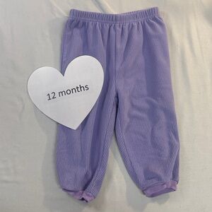 Disney - purple  joggers/sweatpants. Size 12 months